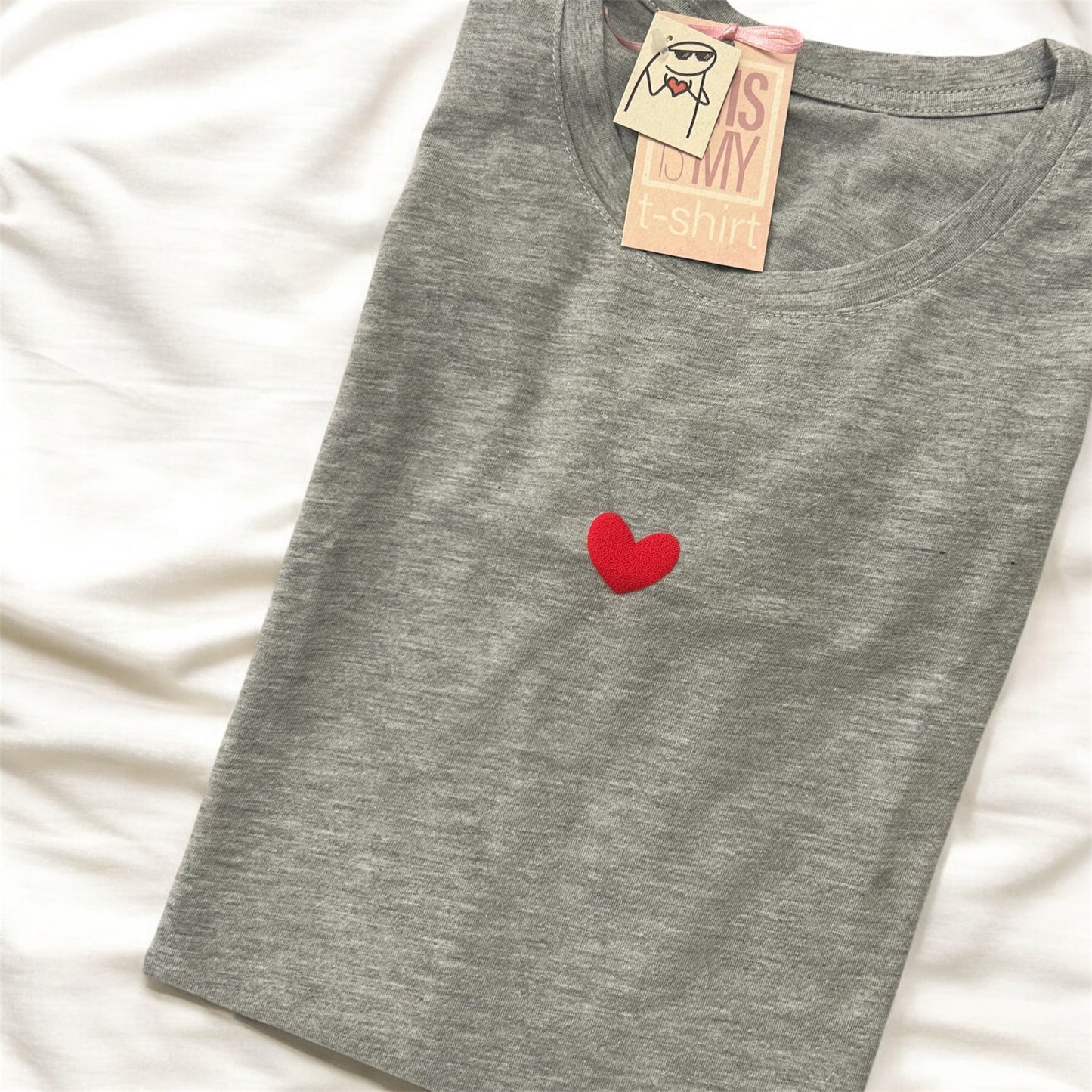 Camiseta Ref 003 Gris Corazón