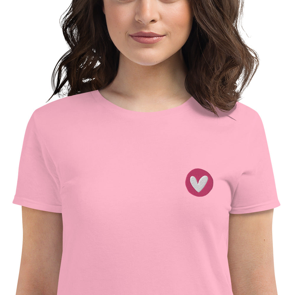 Camiseta de manga corta para mujer